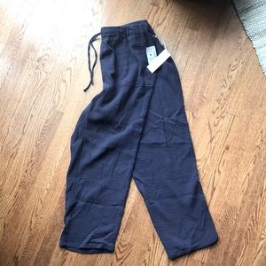 Pure Navy linen pants